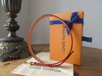 Louis Vuitton Pochette Wristlet Strap in Vachette Natural Calfskin Leather