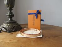 Louis Vuitton Pochette Wristlet Strap in Vachette Natural Calfskin Leather