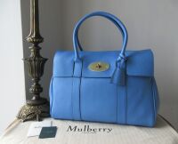 Mulberry Classic Bayswater in Cornflower Blue Heavy Grain - As New*