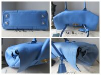 Mulberry Classic Bayswater in Cornflower Blue Heavy Grain - As New*