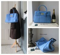 Mulberry Classic Bayswater in Cornflower Blue Heavy Grain - As New*