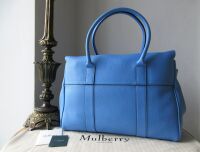Mulberry Classic Bayswater in Cornflower Blue Heavy Grain - As New*