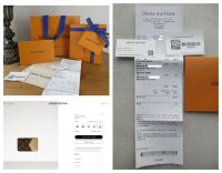 Louis Vuitton Romy Card Holder Zip Coin Purse in Monogram Metallic Gold