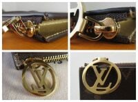 Louis Vuitton Romy Card Holder Zip Coin Purse in Monogram Metallic Gold