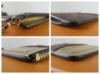 Louis Vuitton Romy Card Holder Zip Coin Purse in Monogram Metallic Gold
