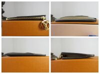 Louis Vuitton Romy Card Holder Zip Coin Purse in Monogram Metallic Gold