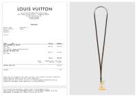 Louis Vuitton Phone Strap Split Keychain Lanyard in Mini Monogram
