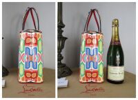 Christian Louboutin Cabata Small Tote in Tivoli Multicolor Patent Leather