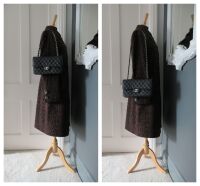 Chanel Timeless Classic Medium 2.55 Double Flap in Black Caviar with Silver