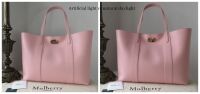 Mulberry Bayswater Shoulder Tote in Powder Rose Small Classic Grain