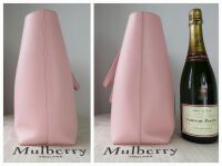 Mulberry Bayswater Shoulder Tote in Powder Rose Small Classic Grain