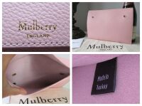 Mulberry Bayswater Shoulder Tote in Powder Rose Small Classic Grain