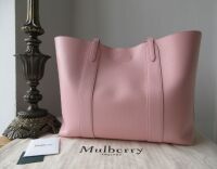Mulberry Bayswater Shoulder Tote in Powder Rose Small Classic Grain