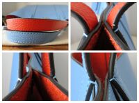 Mulberry Bayswater Shoulder Tote in Cornflower Blue Small Classic Grain