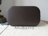 Mulberry Islington Bucket Bag in Ebony Brown Small Classic Grain - As New*