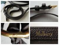 Mulberry Islington Bucket Bag in Ebony Brown Small Classic Grain - As New*