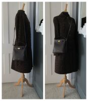 Mulberry Islington Bucket Bag in Ebony Brown Small Classic Grain - As New*