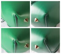 Givenchy Lucrezia Medium Tote in Bright Green Smooth Calfskin