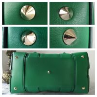 Givenchy Lucrezia Medium Tote in Bright Green Smooth Calfskin