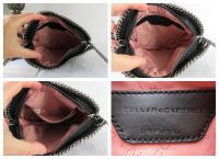 Stella McCartney Falabella Heart Shoulder Bag in Black Vegan Leather