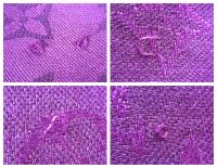 Louis Vuitton Monogram Classic Ch&Atilde;&cent;le Shawl in Cassis Purple Silk Wool Mix