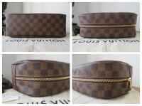 Louis Vuitton Zipped Toiletry 25 Bag Trousse Wash Case in Damier Ebene - As