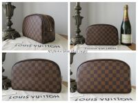 Louis Vuitton Zipped Toiletry 25 Bag Trousse Wash Case in Damier Ebene - As