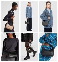 Prada Re-Edition 2005 in Ardesia Grey Saffiano Lux Leather - New