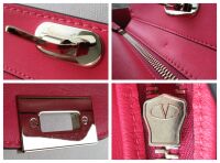 Valentino Garavani Rockstud Medium Tote in Hot Pink Smooth Calfskin