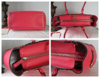 Valentino Garavani Rockstud Medium Tote in Hot Pink Smooth Calfskin