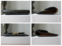 Celine Long Card Coin Holder Wallet in Triomphe Canvas Tan Cuir - New