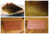 Celine Small Heloise in Triomphe Canvas and Tan Cuir Calfskin - New