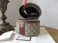 Gucci Ophidia Top Handle Vanity Case Cosmetic Toiletry Case in GG Supreme