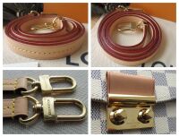 Louis Vuitton Croisette in Damier Azur Rose Ballerine