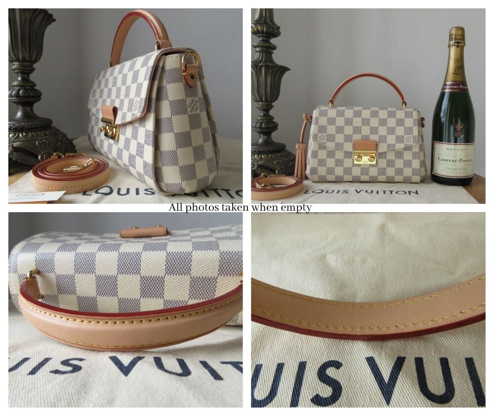 Louis Vuitton Croisette in Damier Azur Rose Ballerine