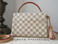 Louis Vuitton Croisette in Damier Azur Rose Ballerine