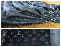Louis Vuitton Monogram Shine Ch&Atilde;&cent;le Shawl in Black