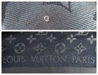 Louis Vuitton Monogram Shine Ch&Atilde;&cent;le Shawl in Black