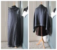 Louis Vuitton Monogram Shine Ch&Atilde;&cent;le Shawl in Black
