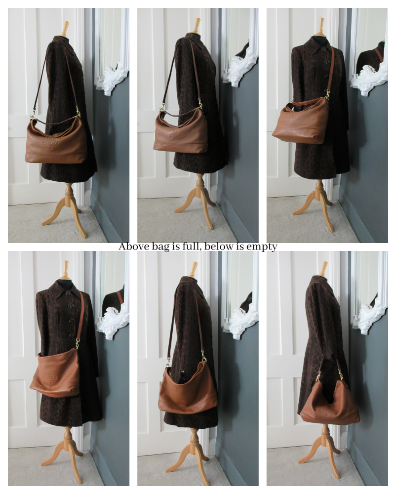 Mulberry East West Effie Hobo in Oak Spongy Pebbled Leather