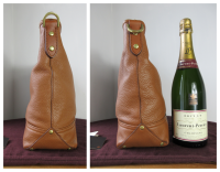 Mulberry East West Effie Hobo in Oak Spongy Pebbled Leather