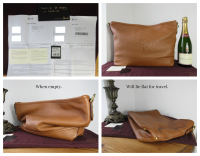 Mulberry East West Effie Hobo in Oak Spongy Pebbled Leather