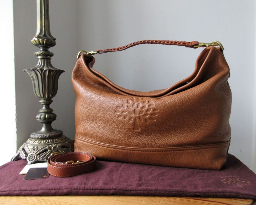 Mulberry East West Effie Hobo in Oak Spongy Pebbled Leather