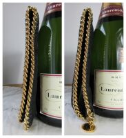 Stella McCartney Falabella Foldover Clutch Bag in Black Vegan Leather