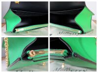 Mulberry Medium Darley in Grass Green Small Classic Grain Leather