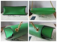 Mulberry Medium Darley in Grass Green Small Classic Grain Leather