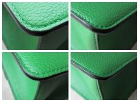 Mulberry Medium Darley in Grass Green Small Classic Grain Leather
