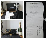 Chanel Medium Boy Bag in Black Calfskin with Aged Gold Hardware