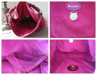 Mulberry Large Daria Hobo in Cerise Pink Glossy Ostrich Leather