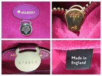 Mulberry Large Daria Hobo in Cerise Pink Glossy Ostrich Leather